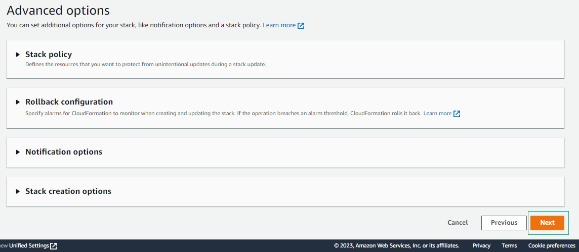 CloudFormation Template